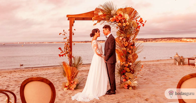 boda en la playa sencilla