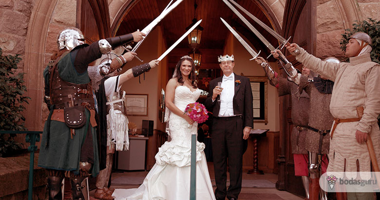 invitación boda medieval