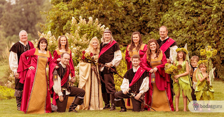 vestido medieval boda